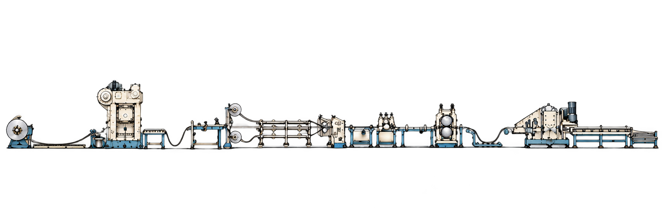 Custom project example: gasket composite production line